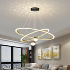 Modern Nordic Indoor LED Starry Sky Ceiling Chandelier