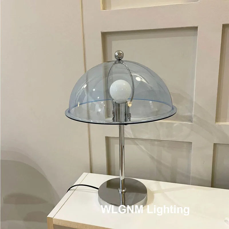 Bauhaus Mushroom Table Lamp, Modern Acrylic LED Night Light