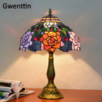 Tiffany Style Stained Glass Led Table Lamp