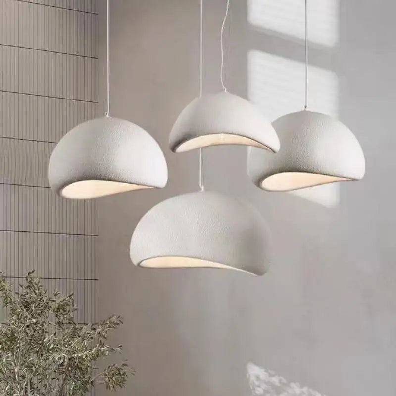 Nordic Cream Style Wabi Sabi LED Pendant Light - Retro Loft Design