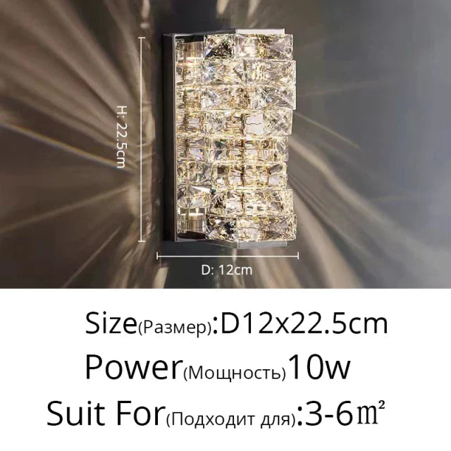 Luxury Crystal Pendant Light for Dining Room, Bar, and Restaurant