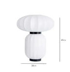 Silk Table Lamp Wabi-sabi Style for Living Room Bedroom Kitchen Dining Room