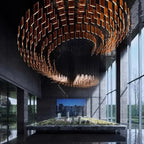 Acrylic Chandelier Lights Modern Minimalism Design Customized Home Lighting