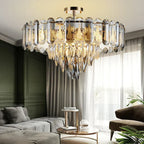 Crystal LED Ceiling Chandelier | Modern Luxury Lustres Pendant Light Fixture