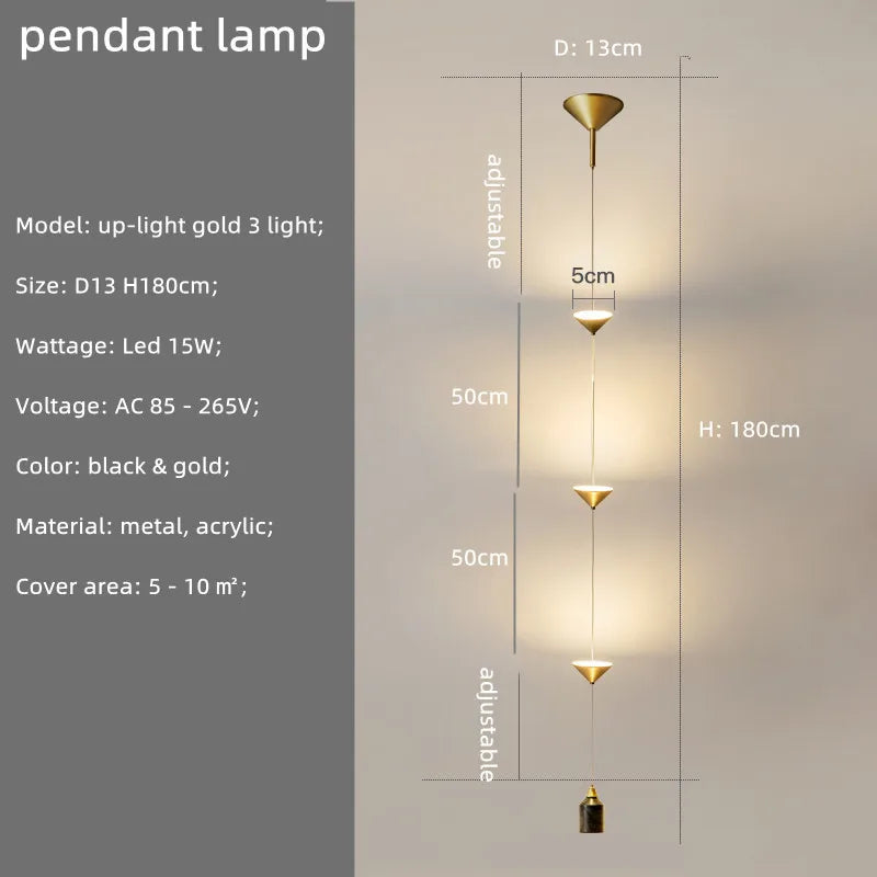 Modern LED Pendant Lights: Stylish Indoor Lighting Fixture for Home Decor
