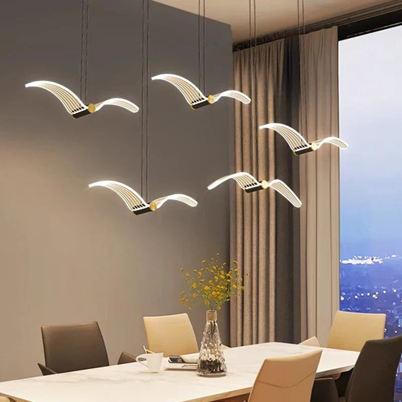 Modern LED Chandeliers for Living and Dining Room Lighting