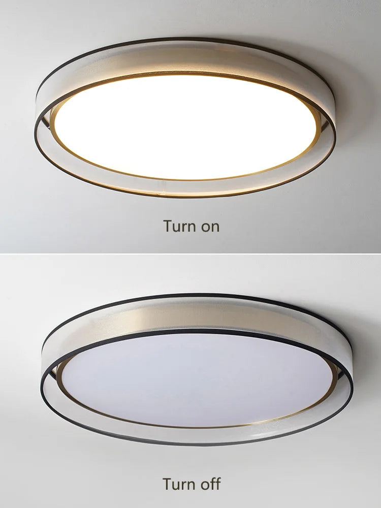 Sun Round Table Lamp: Modern Nordic Bedroom LED Ceiling Lighting