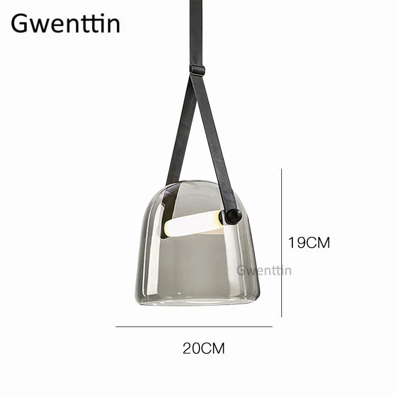 Mona Glass Pendant Lights LED Hanging Lamp for Home Decor