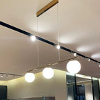 French Glass Ball Chandelier Vintage LED Ceiling Pendant Light