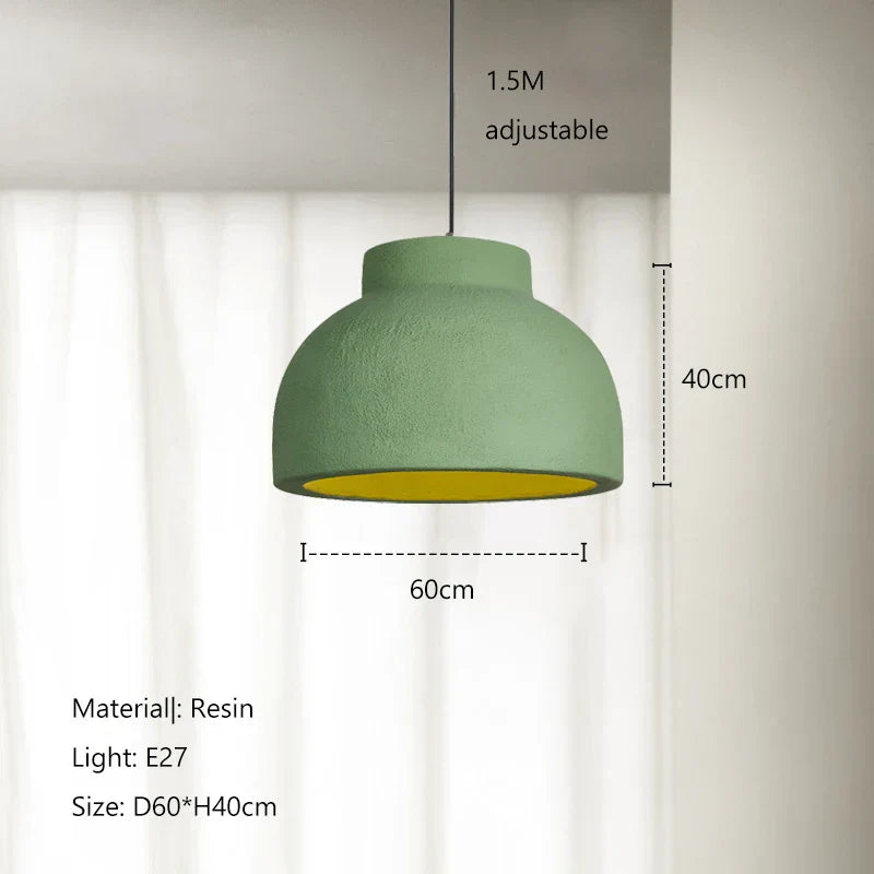 Minimalist Wabi-sabi Nordic LED Pendant Light for Dining Room and Bar