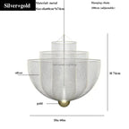 Geometric Iron Chandelier | Nordic Loft Pendant Light Fixture