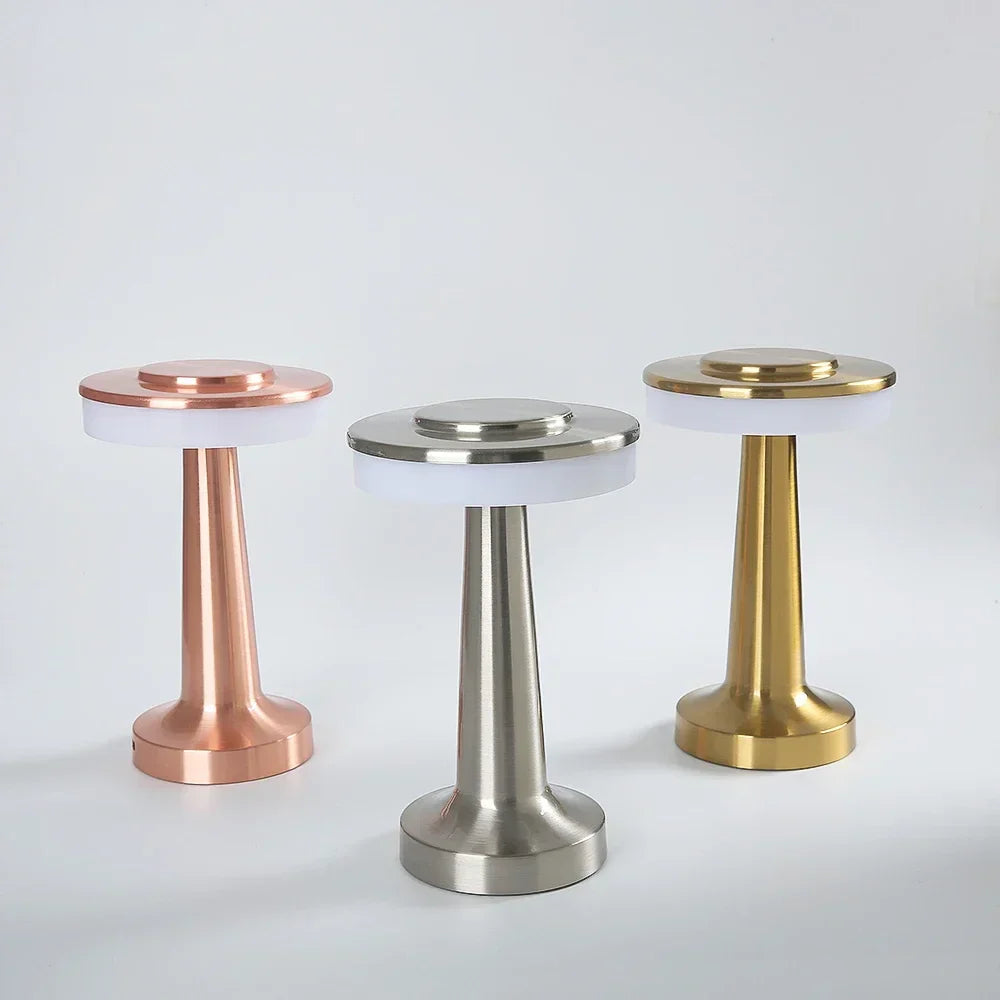 Touch LED Charging Table Lamp for Dining Hotel Bar Coffee Desk, Living Room Decor