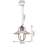Iron Pendant Light for Dining Room, Kitchen, and Bedroom