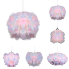 Fluffy Feather Pendant Light by - Nordic Chandelier for Living Room & Bedroom