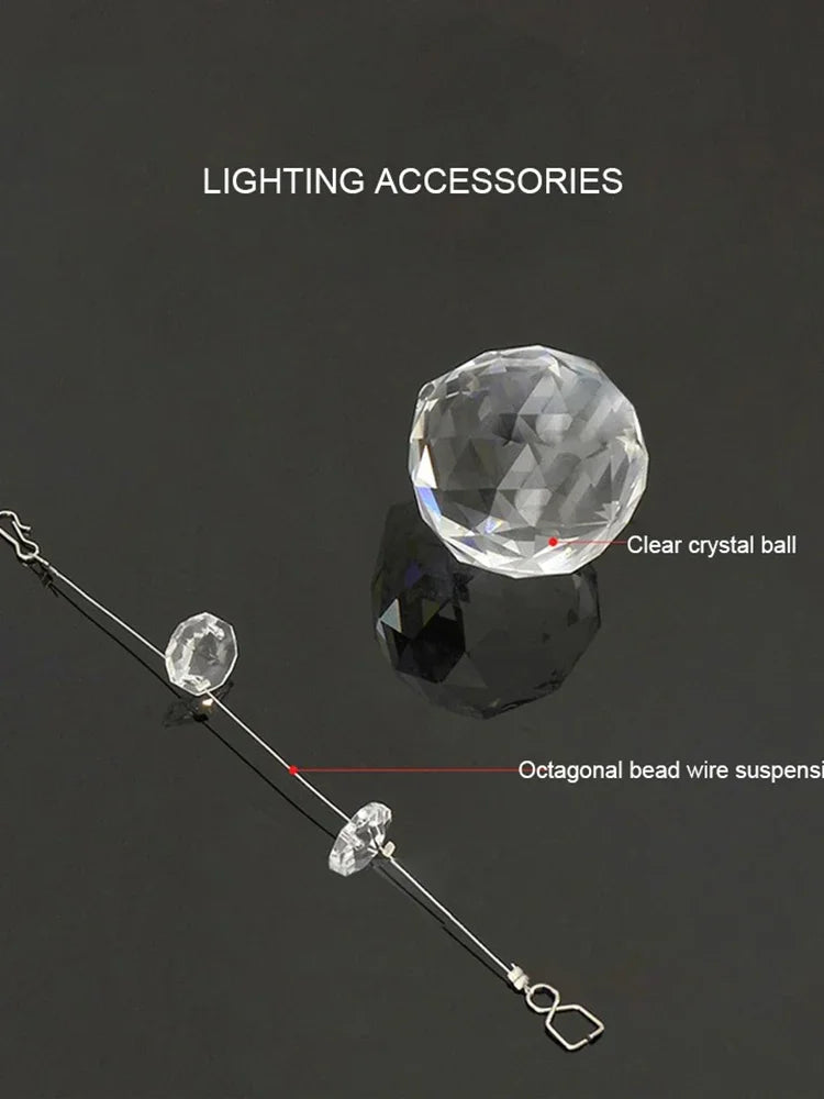 Crystal Chandelier: Glittering Ceiling Light for Living Room & Hotel Lobby