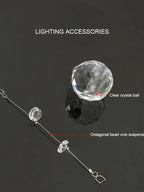 Crystal Chandelier: Glittering Ceiling Light for Living Room & Hotel Lobby