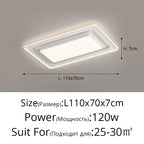 LED Ceiling Light with Remote Dimming for Modern Nordic Home Decor