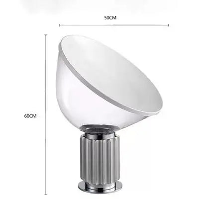 Glass Radar Shade LED Desk Lamp for Bedroom & Living Room Lighting
