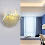 Bird Nest LED Wall Lamp for Children's Bedroom and Home Decor
