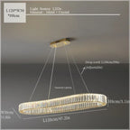 Crystal Ceiling Pendant Chandelier for Luxe Room Decor