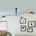Spider Serge LED Pendant: Retro Industrial Duckbill Chandelier