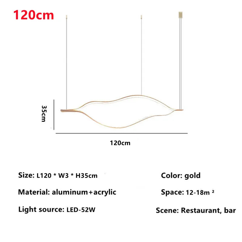 Lip Shaped Chandelier: LED Lighting for Exhibition Hall, Living Room, Restaurant & Clothing Store