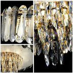 Crystal LED Ceiling Chandelier | Modern Luxury Lustres Pendant Light Fixture