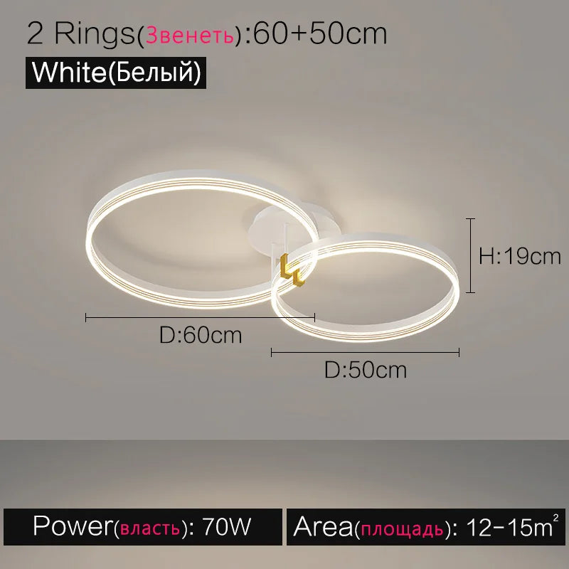 New Nordic Ceiling Lamp: Modern, Creative, Elegant Lighting for Bedroom and Living Room