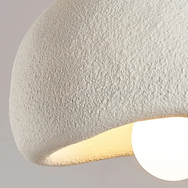 Wabi Sabi Resin Pendant Lamp LED Suspension Lighting