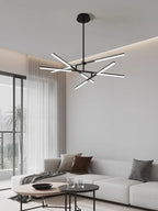 Nordic Rotatable LED Pendant Lights for Minimalist Living Dining Room Chandeliers
