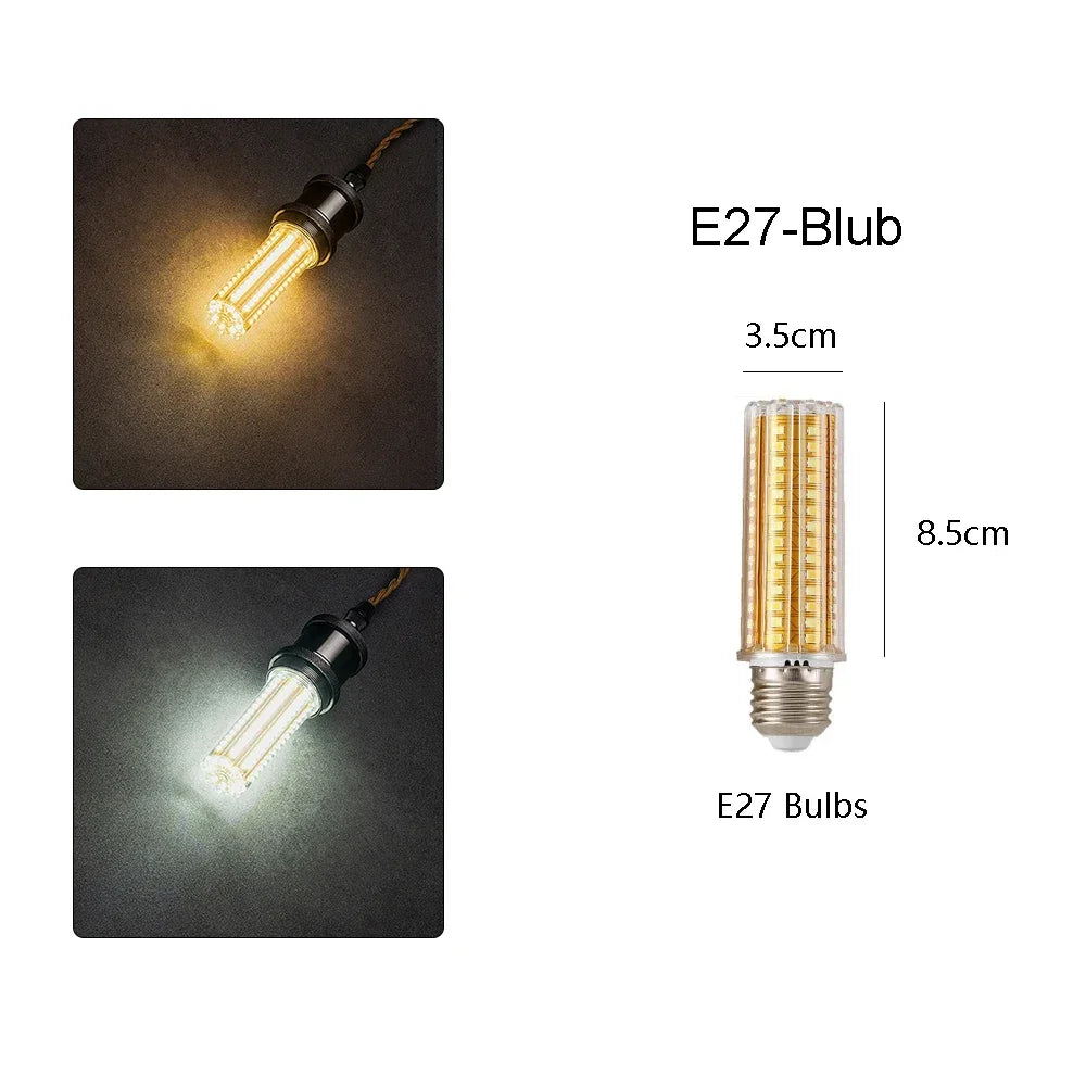 LED Chandelier Pendant Light Modern Style E27 Lamp for Bedroom Dining Room