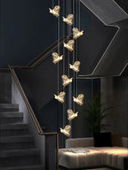Crystal Chandelier: Modern Luxury Pendant Lights for Living Room, Staircase, Villa
