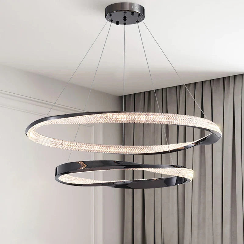 Modern Designer Circular Pendant Lamp for Living, Dining, and Bedroom