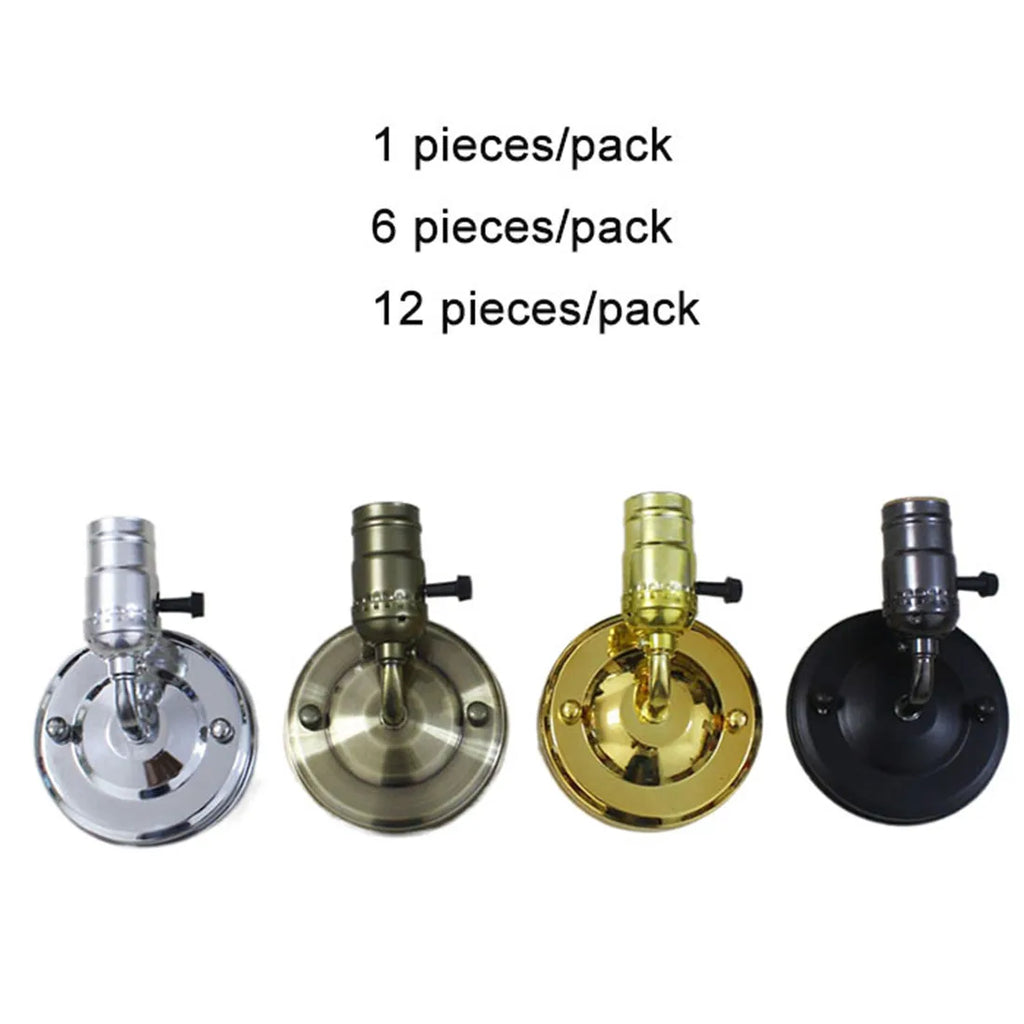 Black Bronze Gooseneck Wall Sconce Lamp with Switch - Industrial Vintage Farmhouse Design