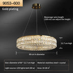 Crystal Chandelier: Modern Luxury Lighting for Living Room, Restaurant, and Villa