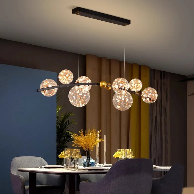 Modern LED Pendant Chandeliers for Living Room Dining Room Indoor Lighting