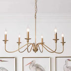 Modern Golden Candle Chandelier for Home Decoration Lighting