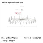 Minimalist LED Ceiling Chandelier for Living Dining Room Decor