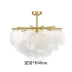 Modern Glass Chandelier Living Room Dining Bedroom Hall Pendant Lamp