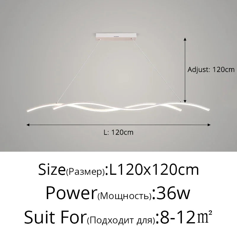 LED Pendant Lights for Home Decor Living, Study, Dining Room - Minimalist Indoor Lighting