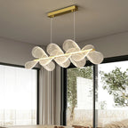 LED Flower Chandelier: Luxury Acrylic Pendant Lamp for Modern Living, Bedroom, Kitchen, Dining Room
