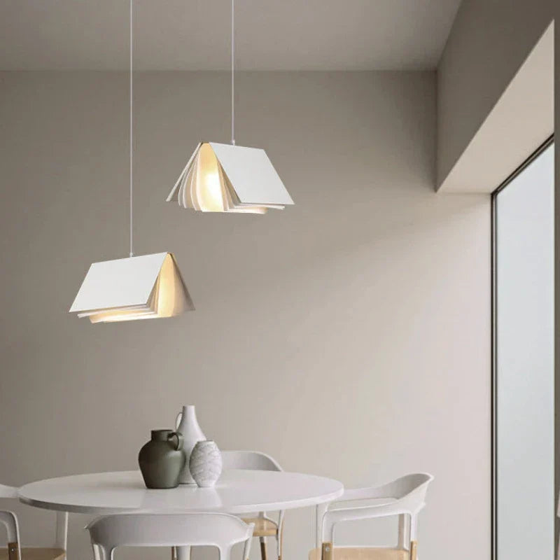 Nordic Design Book Pendant Lamp LED for Living Room Bedroom by Afralia™