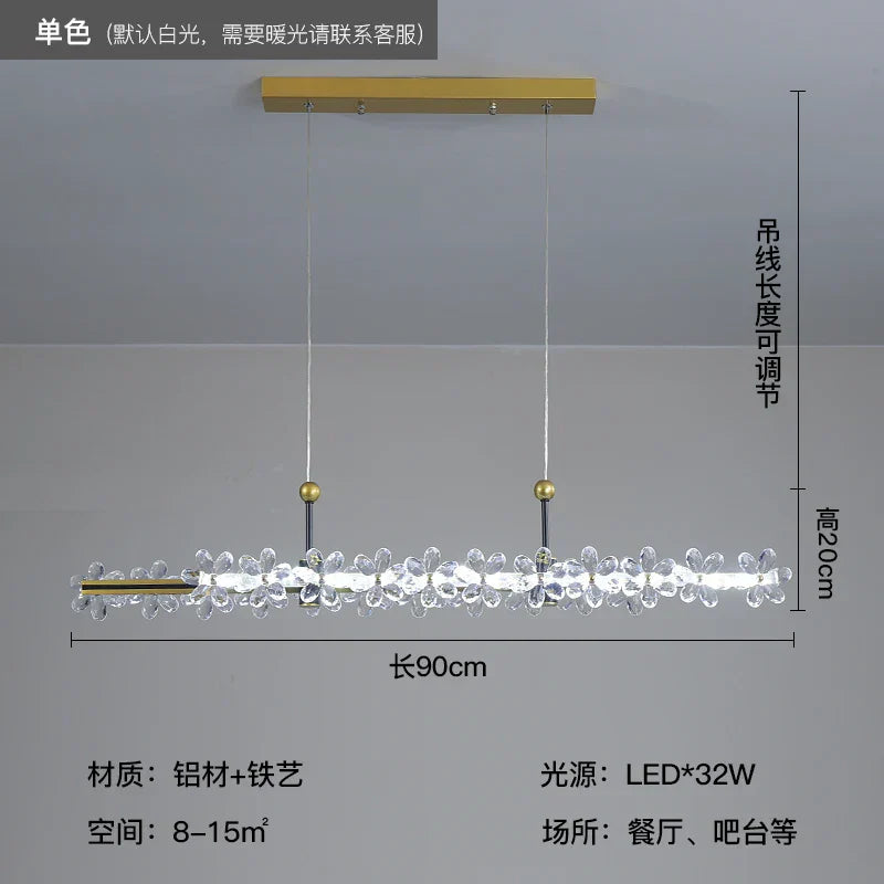 Gold Crystal Ring Chandelier Pendant Light, Luxury Modern Design for Home Décor