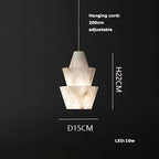 Alabaster Pendant Lights LED Designer Hanging Lamps For Living Room