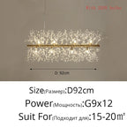 Modern LED Dandelion Chandelier for Home Decor and Lighting