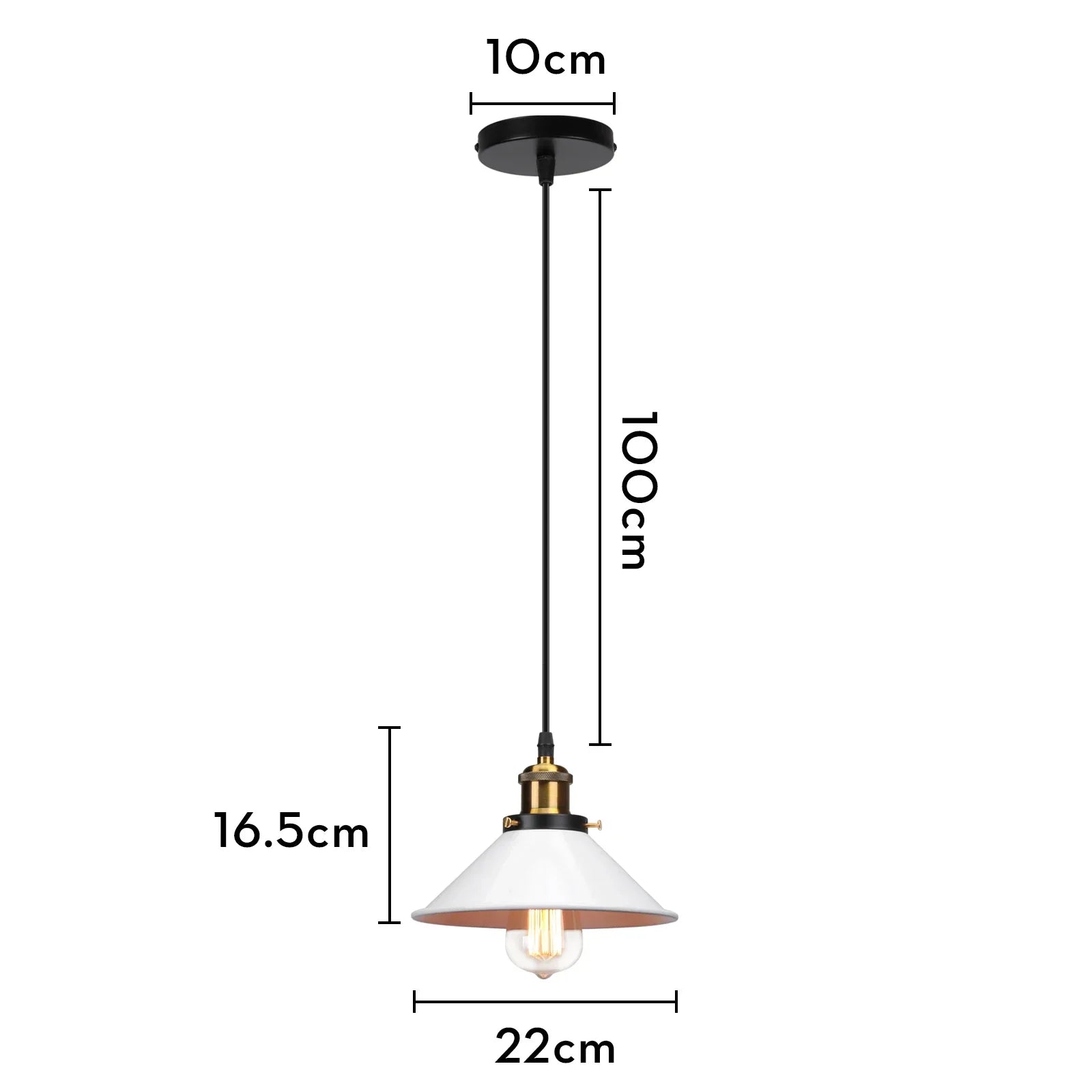 Retro Industrial Pendant Ceiling Lamp E27 LED Chandelier Loft Light for Home Living Room