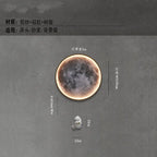 Moon Astronaut LED Wall Lamp for Bedroom, Children's Room, and TV Background