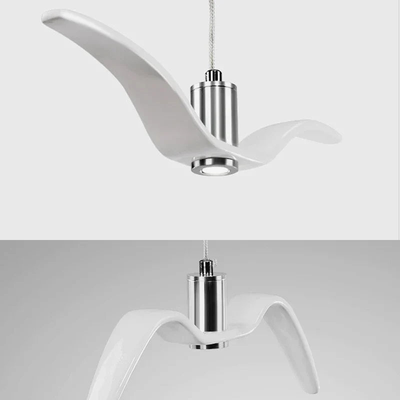 Seagull Design LED Chandelier for Bar/Kitchen Creative Bird Ceiling Light