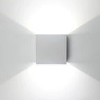 LED Up Down Wall Lamps: Gold & Silver Aluminium Wall Light for Bedroom, Living Room, Corridor