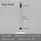 LED Bedside Lifting Chandelier – Modern Minimalist Nordic Pendant Light for Home Décor